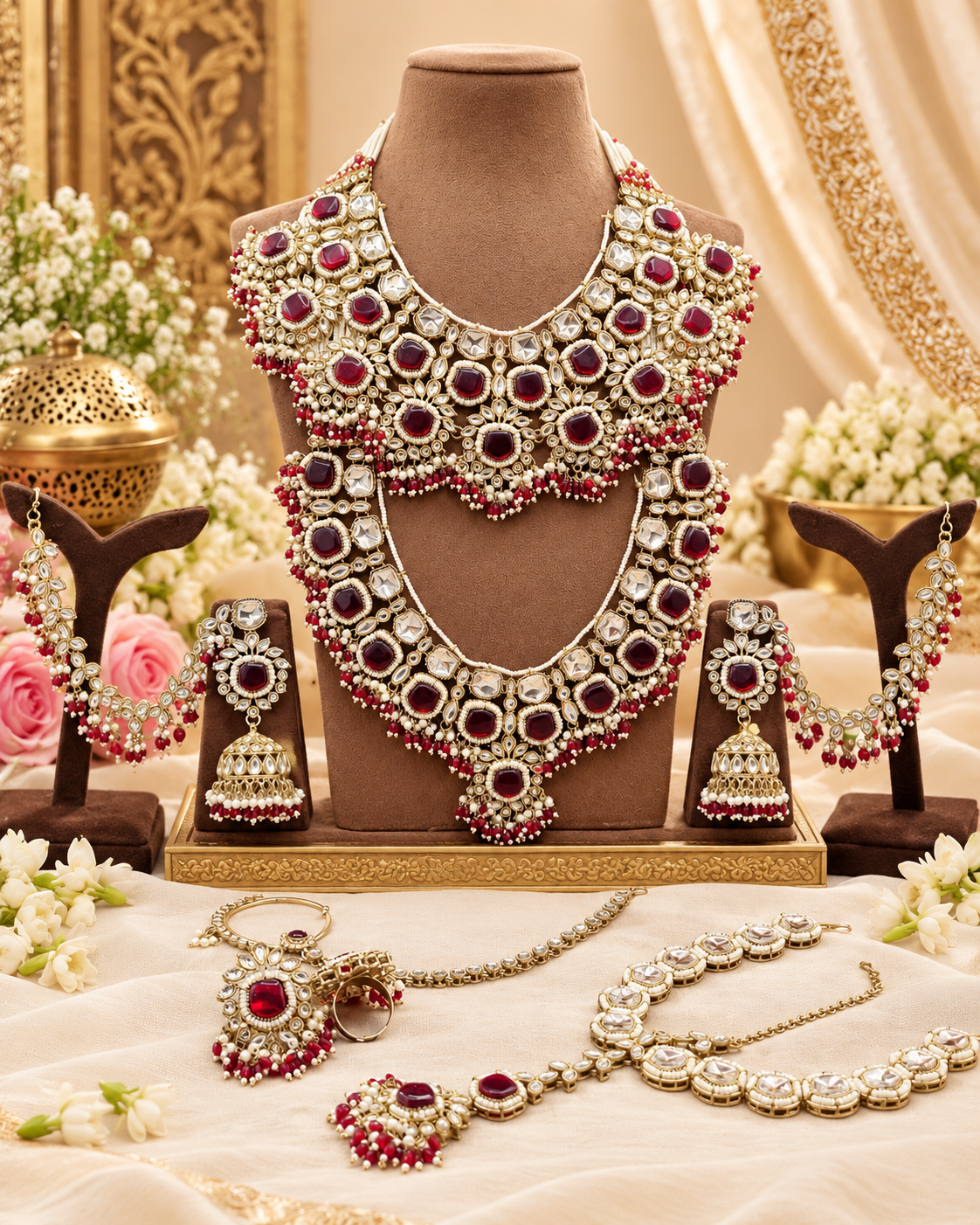 Royal Kundan Complete Bridal Jewelry Set